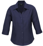 Biz Care Ladies Plain Oasis 3/4 Sleeve Shirt Healthcare Shirts Biz Care - Ace Workwear