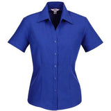 Biz Collection Ladies Plain Oasis Short Sleeve Shirt (LB3601) Ladies Shirts Biz Collection - Ace Workwear