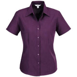 Biz Collection Ladies Plain Oasis Short Sleeve Shirt (LB3601) Ladies Shirts Biz Collection - Ace Workwear