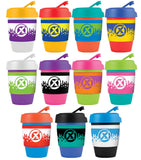 Kick Coffee Cup/Silicone Band (Carton of 100pcs) (LL0439) Coffee Cups, signprice Logoline - Ace Workwear