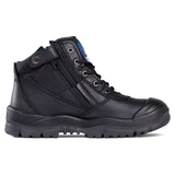 Mongrel Black ZipSider Boot W/Scuff Cap (461020) (Pre Order) Zip Sided Safety Boots Mongrel - Ace Workwear