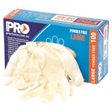 Pro Choice Disposable Latex Powder Free Gloves - Carton (10 Boxes - 100pcs Per Box) (MDLPF) Disposable Gloves ProChoice - Ace Workwear