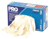 Pro Choice Disposable Latex Powdered Gloves - Carton (10 Boxes - 100pcs Per Box) (MDL) Disposable Gloves ProChoice - Ace Workwear