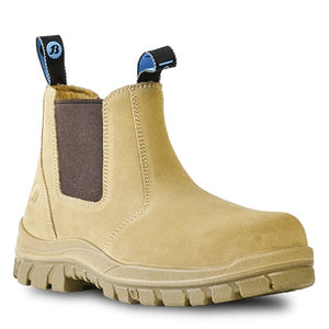 Bata Mercury Wheat Suede Slip On Safety Boot (703-80514) Elastic Sided Safety Boots Bata - Ace Workwear