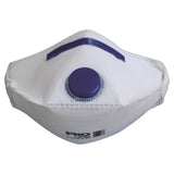 Pro Choice Safety Gear Dust Masks Flat Fold P2+Valve - Box of 12 (PC2122) Disposable Respiratory Mask ProChoice - Ace Workwear