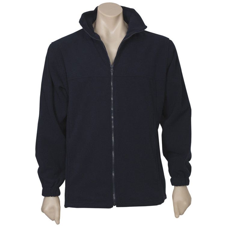 Mens Plain Micro Fleece Jacket