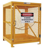 PRATT Forklift Storage Cage. 1 Storage Level Up To 4 Forklift Cylinders. (Comes Flat Packed - Assembly Required) (PSGC4F-FP) Flat Packed Cages, signprice Pratt - Ace Workwear