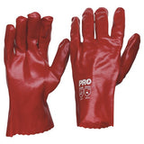 Pro Choice 27cm Red PVC Gloves Large - Pack (12 Pairs) (PVC27) PVC Gloves ProChoice - Ace Workwear