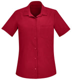 Biz Care Womens Easy Stretch Short Sleeve Shirt Healthcare Shirts Biz Care - Ace Workwear