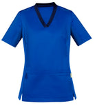 Biz Care Riley Womens V-Neck Scrub Top - (CST043LS) Scrubs Biz Care - Ace Workwear