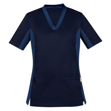 Biz Care Riley Womens V-Neck Scrub Top - (CST043LS) Scrubs Biz Care - Ace Workwear