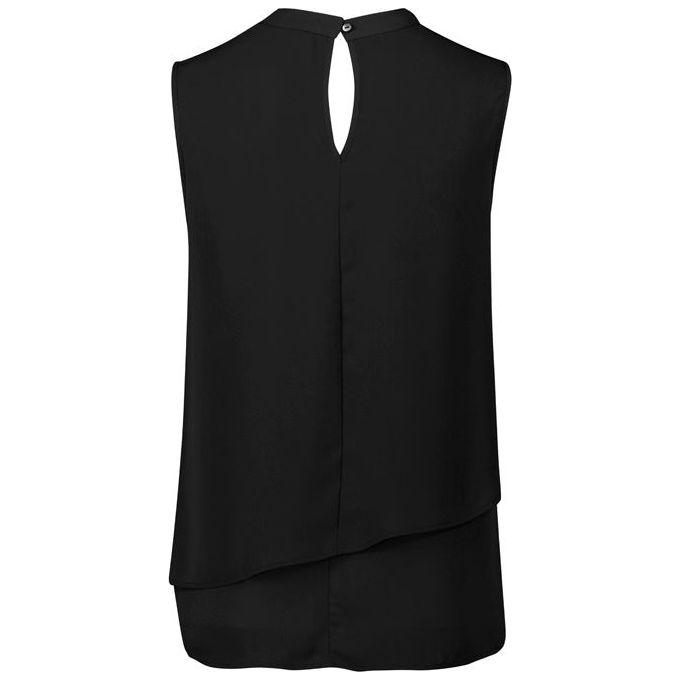 Biz Corporates Seville Womens Sleeveless Layered Blouse (RB260LN) - Ace Workwear