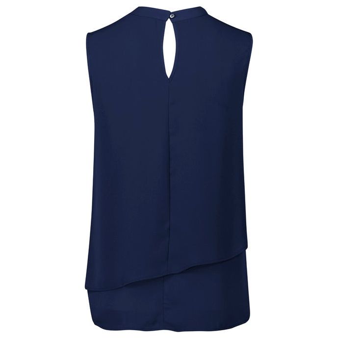 Biz Corporates Seville Womens Sleeveless Layered Blouse (RB260LN) - Ace Workwear