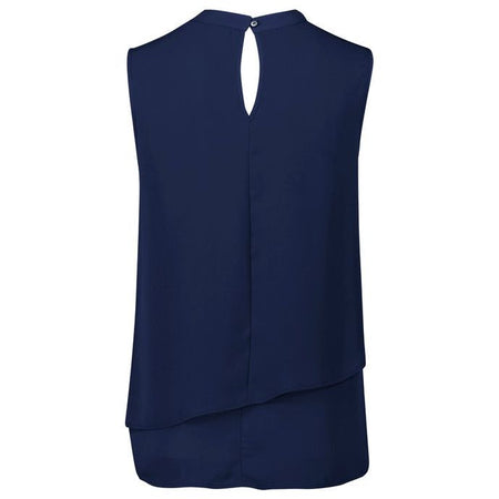 Biz Corporates Seville Womens Sleeveless Layered Blouse (RB260LN) - Ace Workwear