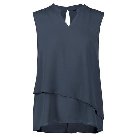 Biz Corporates Seville Womens Sleeveless Layered Blouse (RB260LN) - Ace Workwear