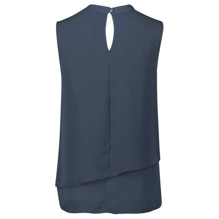 Biz Corporates Seville Womens Sleeveless Layered Blouse (RB260LN) - Ace Workwear