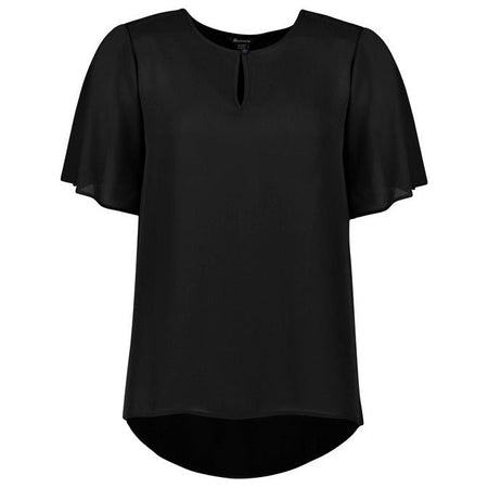 Biz Corporates Vienna Womens Short Sleeve Blouse (RB261LS) - Ace Workwear