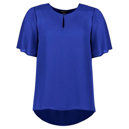 Biz Corporates Vienna Womens Short Sleeve Blouse (RB261LS) - Ace Workwear