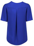 Biz Corporates Vienna Womens Short Sleeve Blouse (RB261LS)