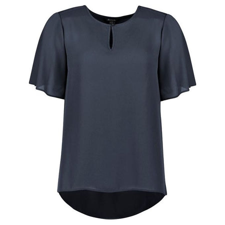 Biz Corporates Vienna Womens Short Sleeve Blouse (RB261LS) - Ace Workwear