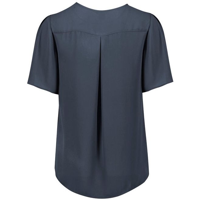 Biz Corporates Vienna Womens Short Sleeve Blouse (RB261LS) - Ace Workwear