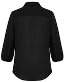 Biz Corporates Womens Lucy 3/4 Sleeve Blouse (RB965LT) Ladies Shirts, signprice Biz Corporates - Ace Workwear