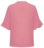 Biz Corporates Womens Aria Fluted Sleeve Blouse (RB966LS) Ladies Shirts, signprice Biz Corporates - Ace Workwear