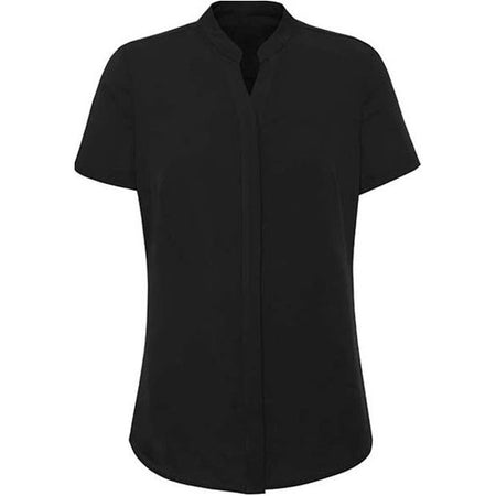 Biz Corporates Womens Juliette S/S Blouse (RB977LS) Ladies Shirts, signprice Biz Corporates - Ace Workwear