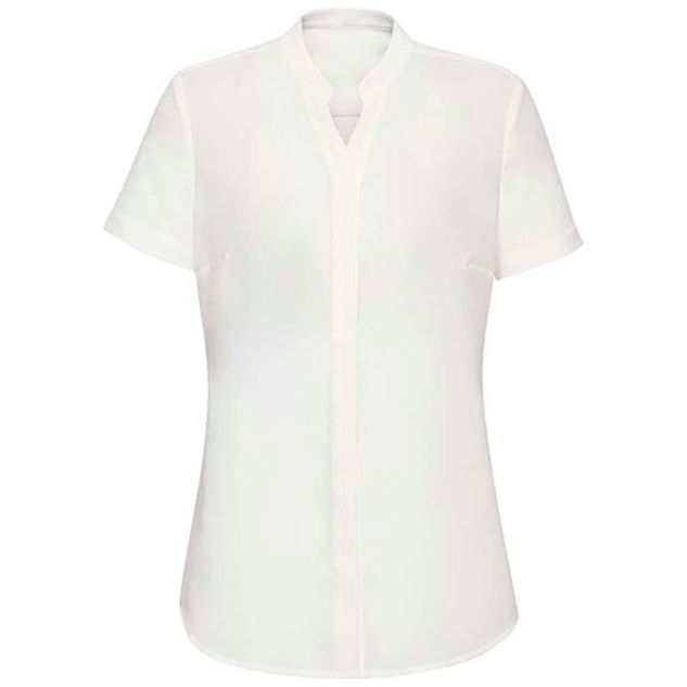 Biz Corporates Womens Juliette S/S Blouse (RB977LS) Ladies Shirts, signprice Biz Corporates - Ace Workwear