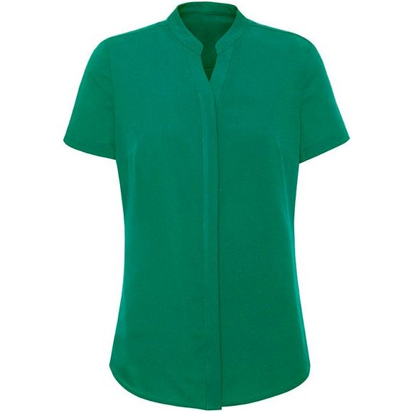 Biz Corporates Womens Juliette S/S Blouse (RB977LS) Ladies Shirts, signprice Biz Corporates - Ace Workwear