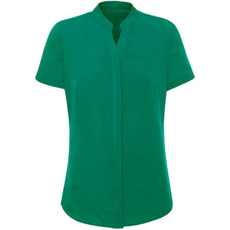 Biz Corporates Womens Juliette S/S Blouse (RB977LS) Ladies Shirts, signprice Biz Corporates - Ace Workwear