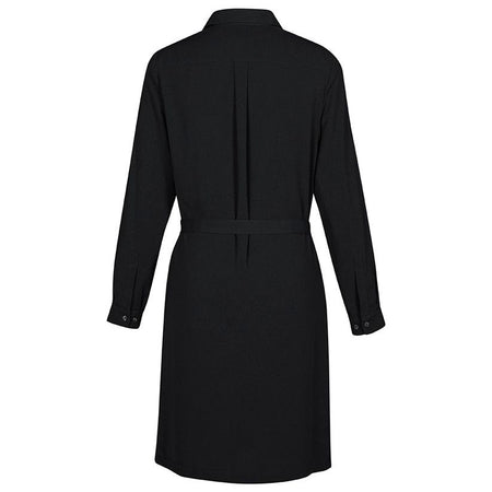 Biz Corporates Womens Chloe Georgette Shirt Dress (RD069L) Corporate Dresses & Jackets, signprice Biz Corporates - Ace Workwear