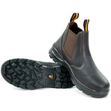Bison Ridge Elastic Sided Slip On Safety Boot (RIDGECT) Elastic Sided Safety Boots Bison - Ace Workwear