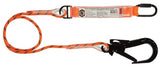 LINQ Single Leg Kernmantle 2M Shock Absorb Rope Lanyard with Hardware KD & ST (RLO1KDST) signprice, Single Rope Lanyard LINQ - Ace Workwear