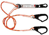 LINQ Double Leg Kernmantle 2M Shock Absorb Rope Lanyard with Hardware SN & SD X2 (RLO2SNSD) Double Rope Lanyard, signprice LINQ - Ace Workwear