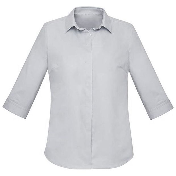 Biz Corporates Womens Charlie 3/4 Shirt (RS968LT) Ladies Shirts, signprice Biz Corporates - Ace Workwear