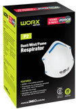 Force 360 P2 Disposable Respirator (Carton of 12 Boxes - 20Pcs/Box) (RWRX250) Disposable Respiratory Mask Force 360 - Ace Workwear