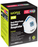 Force 360 P2V Disposable Respirator (Carton of 24 Boxes - 10Pcs/Box) (RWRX251) Disposable Respiratory Mask Force 360 - Ace Workwear