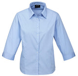 Biz Ladies Base 3/4 Sleeve Shirt (S10521) Ladies Shirts Biz Collection - Ace Workwear