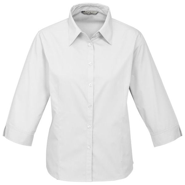 Biz Ladies Base 3/4 Sleeve Shirt (S10521) Ladies Shirts Biz Collection - Ace Workwear
