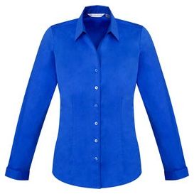 Biz Collection Monoco Ladies Long Sleeve Shirt - (S770LL) Ladies Shirts Biz Collection - Ace Workwear