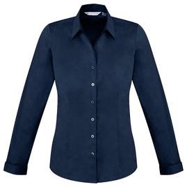Biz Collection Monoco Ladies Long Sleeve Shirt - (S770LL) Ladies Shirts Biz Collection - Ace Workwear