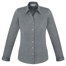 Biz Collection Monoco Ladies Long Sleeve Shirt - (S770LL) Ladies Shirts Biz Collection - Ace Workwear
