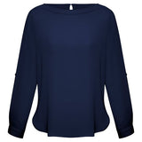 Biz Ladies Madison Boatneck Blouse (S828LL) Ladies Shirts Biz Collection - Ace Workwear