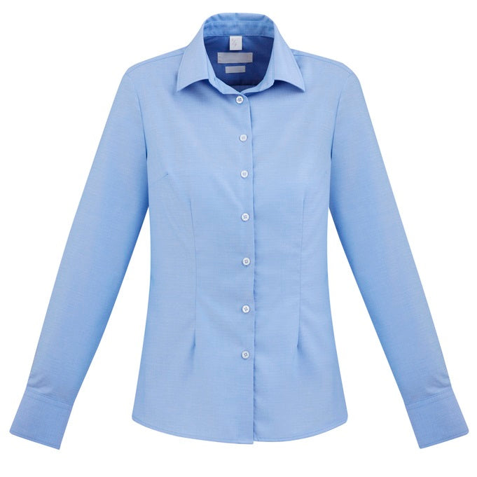 Biz Ladies Regent Long Sleeve Shirt (S912LL) Ladies Shirts Biz Collection - Ace Workwear