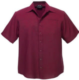 Biz Care Mens Plain Oasis Short Sleeve Shirt Healthcare Shirts Biz Care - Ace Workwear