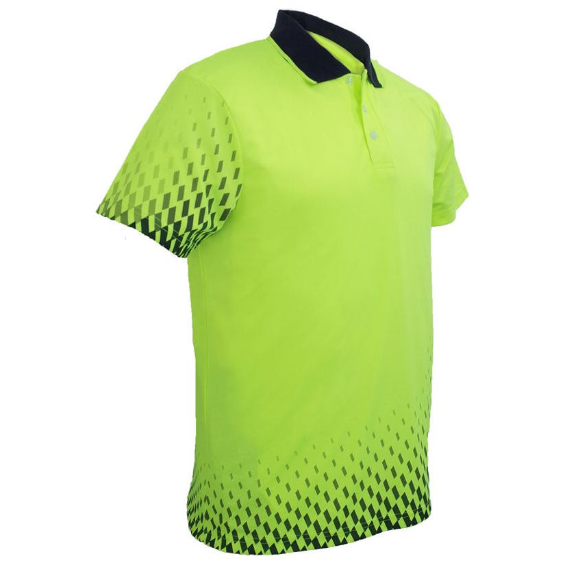 Bocini Hi Vis Gradient Polo Short Sleeve SP0703