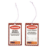 Safety Tag - 125mm x 75mm Danger Safety Tags ProChoice - Ace Workwear