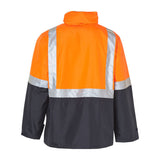 Winning Spirit Hi Vis 3 in 1 Rain Jacket with Reversible Safety Vest (SW20A)