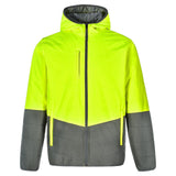 Winning Spirit Unisex Hi Vis Modern Styling Hooded Puffer Jacket - (SW80)